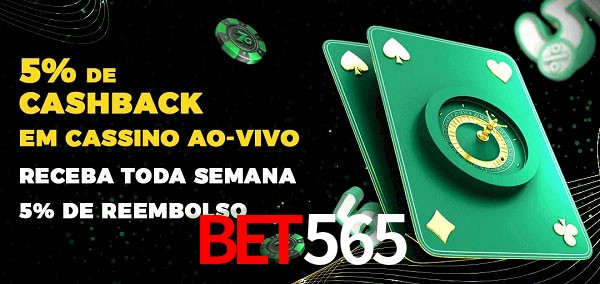 Promoções do cassino ao Vivo Bet565
